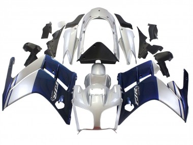 2001-2006 Yamaha FJR1300 Motorcycle Fairings - Dark Blue Silver UK