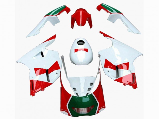 1991-1994 Yamaha TZR250 3XV Motorcycle Fairings - White Red Green UK