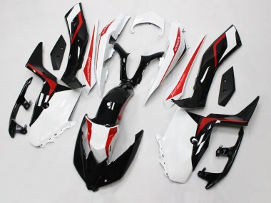 2017-2021 Yamaha XMAX300 Motorcycle Fairings - White Red Glossy Black UK
