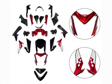 2015-2020 Suzuki GSX-S 1000 Motorcycle Fairings - Red Black UK