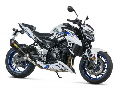 2017-2022 Suzuki GSX-S 750 Motorcycle Fairings - White Blue Ecstar UK