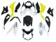 2017-2022 Suzuki GSX-S 750 Motorcycle Fairings - White Yellow UK