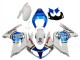 2003-2013 Suzuki SV650 Motorcycle Fairings - White Blue Lucky Strike Motul UK