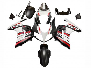 2003-2013 Suzuki SV650 Motorcycle Fairings - White Red Black UK
