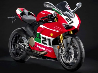 2020-2024 Ducati Panigale V2 Motorcycle Fairings - White Red Green Matte Black Corse 21 UK