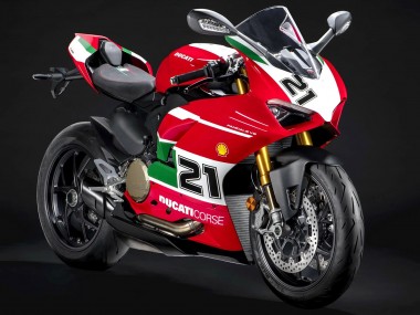2020-2024 Ducati Panigale V2 Motorcycle Fairings - White Red Green Matte Black Corse 21 UK