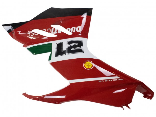 2020-2024 Ducati Panigale V2 Motorcycle Fairings - White Red Green Matte Black Corse 21 UK
