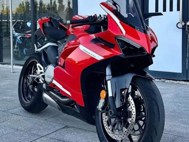 2020-2024 Ducati Panigale V2 Motorcycle Fairings - Red White UK