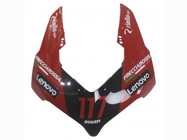 2020-2021 Ducati Panigale V4 V4S Motorcycle Fairing - Red Glossy Black Lenovo 117 UK