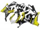 2020-2021 Ducati Panigale V4 V4S Motorcycle Fairings - Yellow White Glossy Black UK