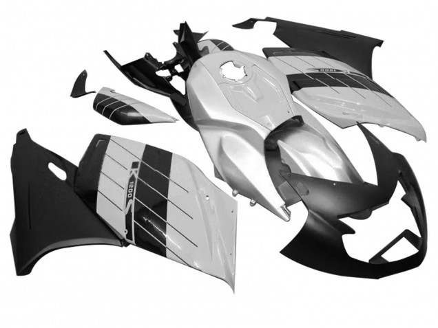 2005-2010 BMW K1200S Motorcycle Fairings - Silver Matte Black UK