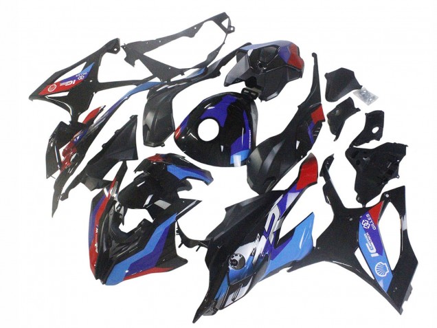 2023-2024 BMW S1000RR Motorcycle Fairing - Black Blue Red UK