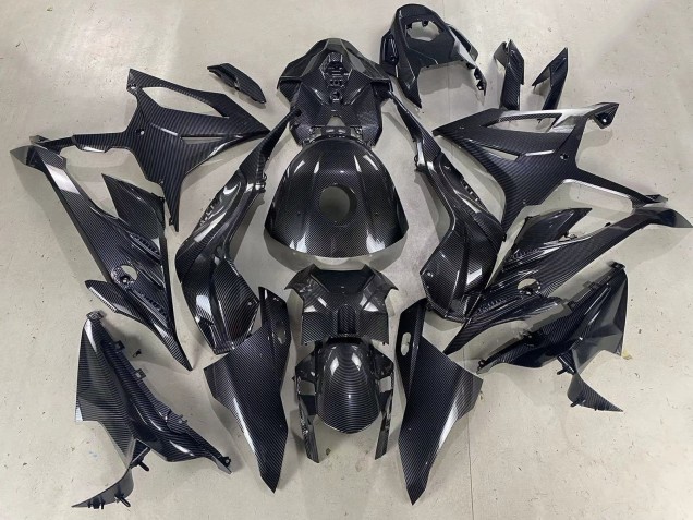 2023-2024 BMW S1000RR Motorcycle Fairings - Glossy Black Carbon Fiber UK