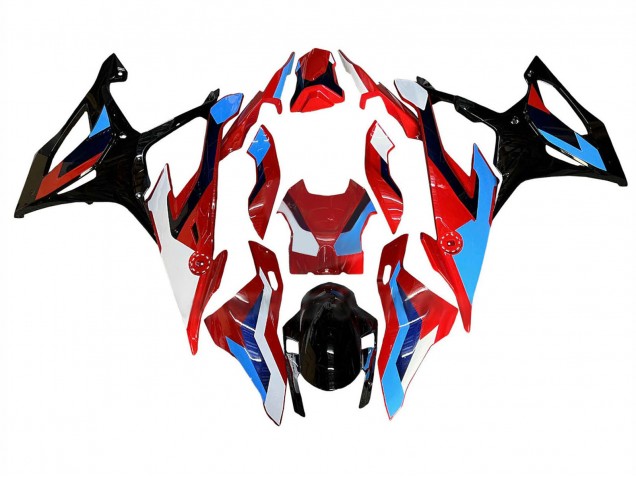 2019-2022 BMW S1000RR Motorcycle Fairing - Black Red Blue White UK