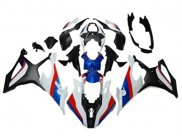 2019-2022 BMW S1000RR Motorcycle Fairings - Black White Red Blue UK