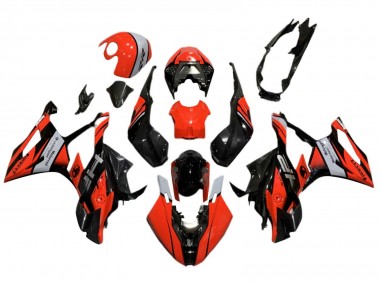 2019-2022 BMW S1000RR Motorcycle Fairings - Black Red Grey UK