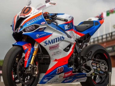 2019-2022 BMW S1000RR Motorcycle Fairings - Blue Red White Smiths UK