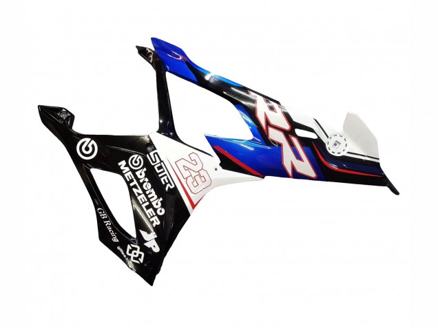 2019-2022 BMW S1000RR Motorcycle Fairings - Blue Red White 23 UK