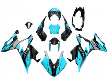 2019-2022 BMW S1000RR Motorcycle Fairings - Blue Black UK