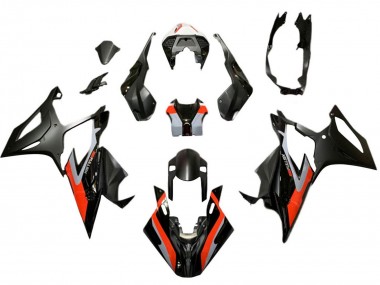 2019-2022 BMW S1000RR Motorcycle Fairings - Red Black Grey UK