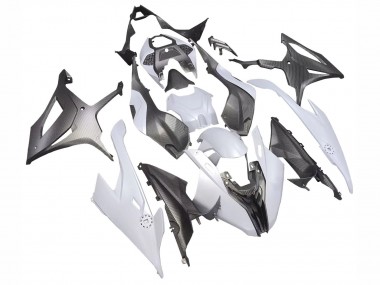 2019-2022 BMW S1000RR Motorcycle Fairings - Grey Black Carbon Fiber UK