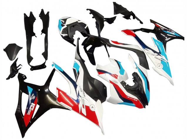 2019-2022 BMW S1000RR Motorcycle Fairing - Black White Blue Red UK
