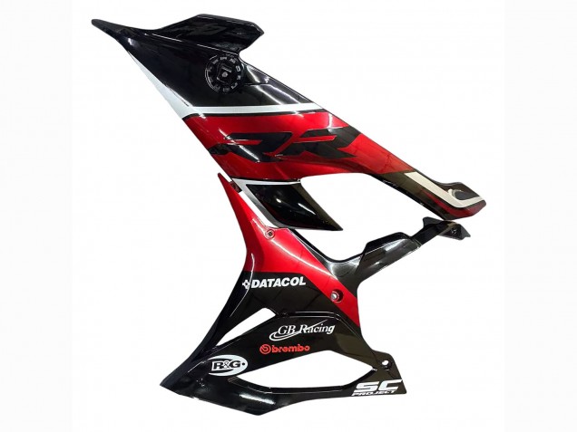 2019-2022 BMW S1000RR Motorcycle Fairings - Black Dark Red UK