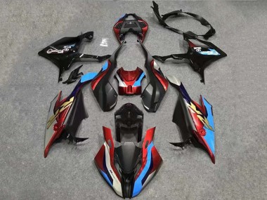 2019-2022 BMW S1000RR Motorcycle Fairing Kits - White Blue Red Black UK