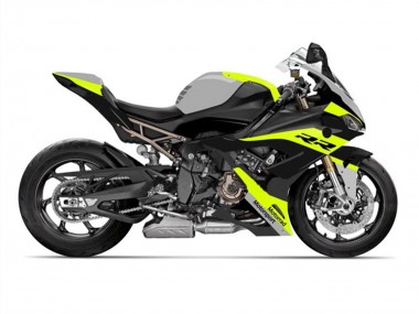 2019-2022 BMW S1000RR Motorcycle Fairings - Black Yellow Grey UK