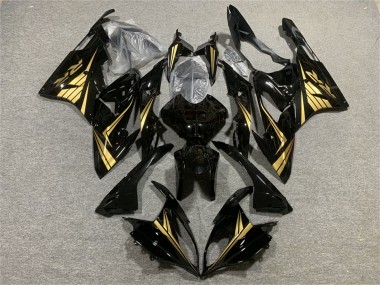 2017-2018 BMW S1000RR Motorcycle Fairings - Gold Glossy Black UK