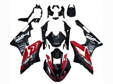 2017-2018 BMW S1000RR Motorcycle Fairing - Red Glossy Black UK