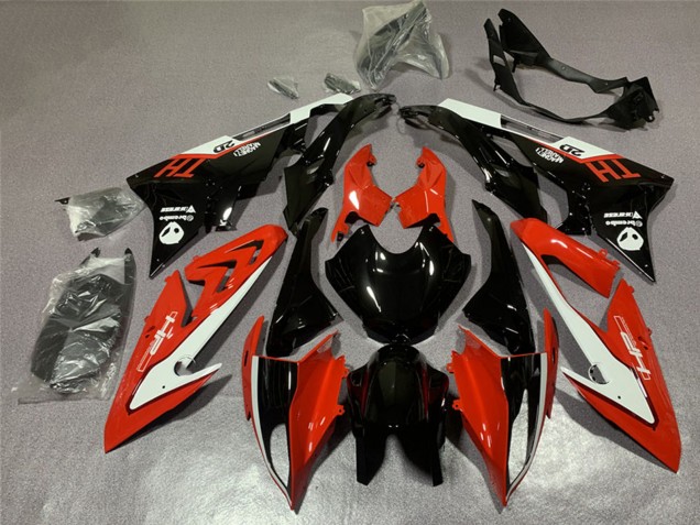 2017-2018 BMW S1000RR Motorcycle Fairing - White Red Glossy Black UK