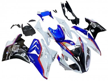 2017-2018 BMW S1000RR Bike Fairings - White Blue Red Glossy Black UK