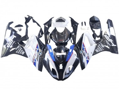 2015-2016 BMW S1000RR Motorcycle Fairings - White Blue Black Carbon Fiber UK