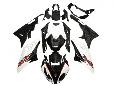 2015-2016 BMW S1000RR Motorcycle Fairings - White Black Carbon Fiber UK