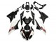 2015-2016 BMW S1000RR Motorcycle Fairings - White Black Carbon Fiber UK