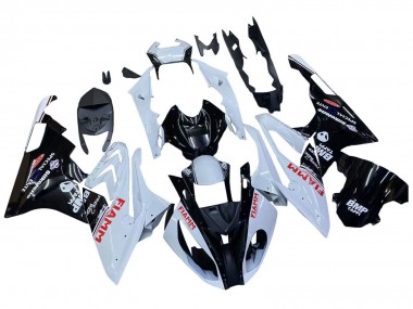 2015-2016 BMW S1000RR Motorcycle Fairings - White Glossy Black Fiamm UK