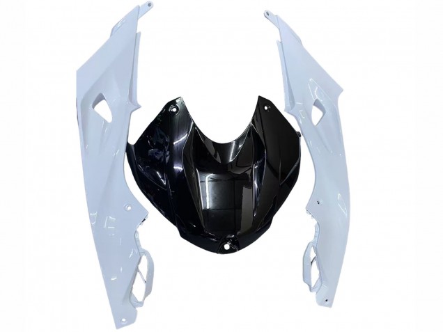 2015-2016 BMW S1000RR Motorcycle Fairings - White Glossy Black Fiamm UK