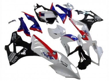 2009-2014 BMW S1000RR Abs Fairings - White Red Blue Glossy Black UK