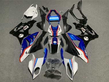 2009-2014 BMW S1000RR Motorcycle Plastics - White Red Blue Glossy Black UK