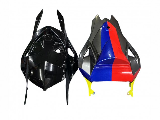 2009-2014 BMW S1000RR Motorcycle Fairings - Red Blue Yellow Shark UK
