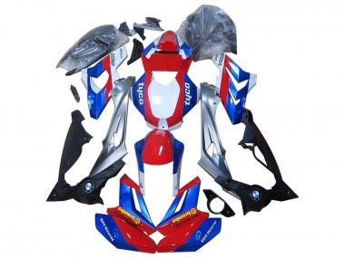 2014-2016 BMW S1000R Motorcycle Fairings - Red Blue UK
