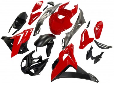 2014-2016 BMW S1000R Motorcycle Fairings - Black Red UK