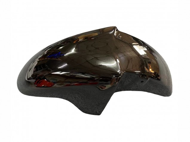 2004-2006 Suzuki GSX600F/GSX750F Motorcycle Fairings - Glossy Black Red Flame UK