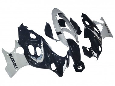 2004-2006 Suzuki GSX600F/GSX750F Motorcycle Fairing - Glossy Black Grey UK