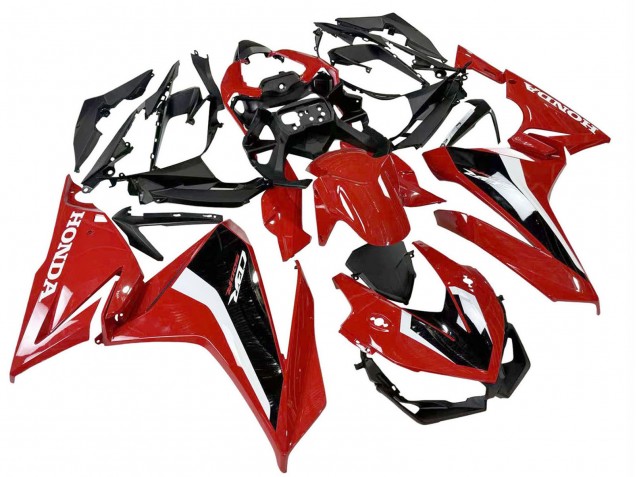 2022-2023 Honda CBR500R Motorcycle Fairing - Red White Black UK