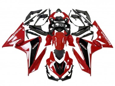 2022-2023 Honda CBR500R Motorcycle Fairing - Red White Black UK