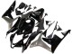 2007-2008 Honda CBR600RR Motorcycle Fairing Kits - Silver Glossy Black UK