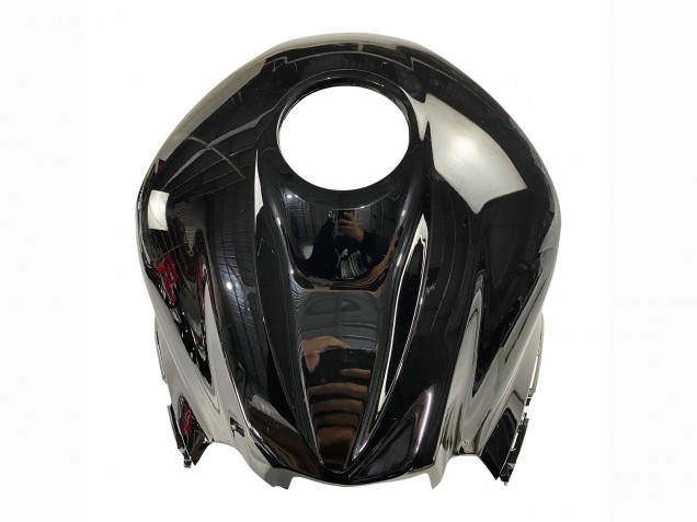 2007-2008 Honda CBR600RR Motorcycle Fairing Kits - Silver Glossy Black UK