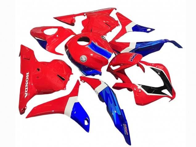 2009-2012 Honda CBR600RR Motorcycle Fairings - White Red Blue HRC UK